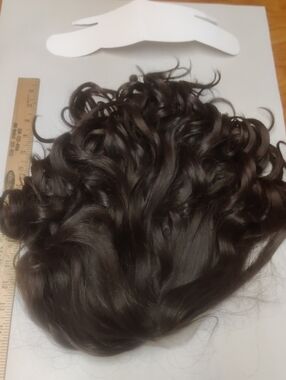 Synthetic Ponytail Hair Extension Wavy Dark Brown Clip On Wrap Around JF000168 N